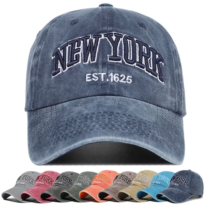 Explosive Letter New York Yan kees Cap for Men Fishing Hats Men's Brand Hats for Women Cotton Cap Casquette Dad Cap