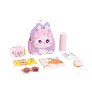 MS Bug Home 2025 Sac d'école en néoprène pour fille, dessin animé mignon, nouveau sac à dos élégant pour filles de 3 à 5 ans, sac à dos en polyester pour enfants - Product Image 1