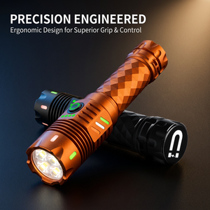 Lampe torche tactique 7500LM, portée 1000m, magnétique, étanche, pour camping, randonnée, patrouille, rechargeable USB-C, LED - Product Image 5