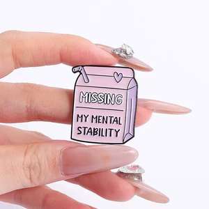 RTS定制哥特式医学生眼泪胸针创意药袋瓶搪瓷别针金属工艺品翻领徽章为朋友 - Product Image 6