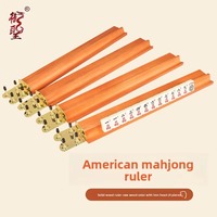 Outil de mesure professionnel moderne et luxueux pour les tuiles de mahjong |   Règle pliable en acrylique de qualité supérieure pour salles de jeux |   Logo personnalisé OEM/ODM