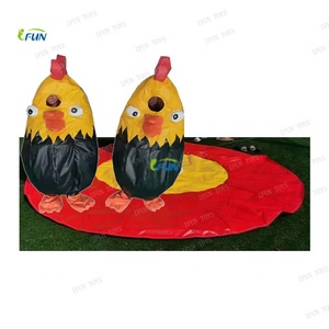 Jeu interactif de course à ballons en tissu nylon pour enfants, idéal pour la maternelle et les jeux sensoriels intérieurs/extérieurs, jouet pingouin - Product Image 4