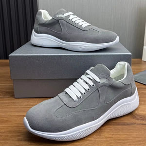 Chaussures de sport de course légères et respirantes de qualité supérieure, avec empeigne en filet, doublure en coton, style rétro, semelles épaisses - Product Image 1