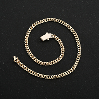 2024 nouvelle mode 14k laiton Hip Hop Miami X et Bracelet hommes femmes bijoux
