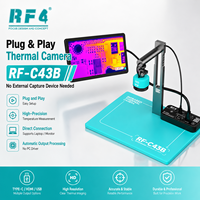 Caméra thermique RF4 RF-C43B avec système intelligent indépendant, capteur 4,9 MP, entrée Type-C, conception de base réglable pour la mesure de la température