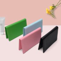 Porte-passeport en cuir PU imperméable personnalisé avec logo, portefeuille de voyage de luxe, étui pour cartes et documents
