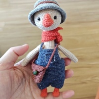 Jouets en peluche animaux personnalisables 2026, crochet, Madame Oie, poupée amigurumi pour enfants