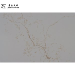 Calacatta Trắng kl6673 nhân tạo thạch anh tấm 15mm 18mm 20mm và 30mm Độ dày bàn bếp thiết kế đá - Product Image 5