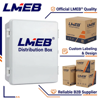 Caja de Distribución Eléctrica Transparente de Acero Inoxidable 300*200*170 con Cierre de Bisagra, Impermeable, Nivel de Protección IP66
