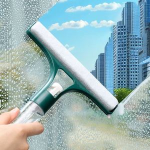 Wholesale 3-in-1 Silicone Plastic Eco-Friendly Window Cleaner Glass Squeegee Scraper <b>Spray</b> Bottle for Car Home Mirror Cleaning - Product Image 4