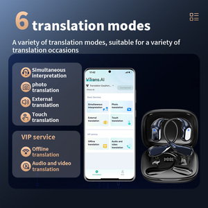Audífonos Traductores Inteligentes con IA VORMOR V16, 150 Idiomas de Traducción en Línea, Audífonos Binaurales con Traducción de Voz - Product Image 5