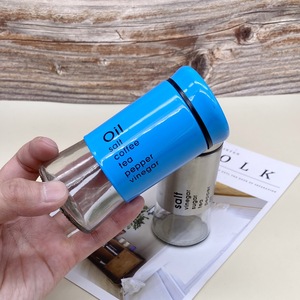 Wholesale 120ml Luxury Glass Container 2 Pcs/set for Spicy Pepper Shaker Empty Luxury Glass Container for Food <strong>Storage</strong> <strong>Kitchen</strong> - Product Image 4