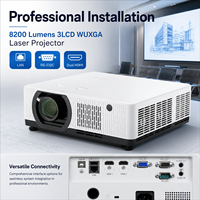 Projecteur laser professionnel 8200 lumens 3LCD WUXGA avec LAN RS232 et double HDMI
