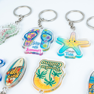 Yakelike Custom Printed Acrylic Keychain with Your Design