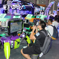 Mini machine de jeu du libre-service VR de Double-Seat de VART pour des affaires de VR