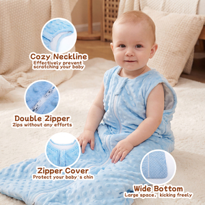 Couverture d'emmaillotage bébé en polaire <span class=keywords><strong>à</strong></span> pois colorés, motif personnalisé, lavable, douce, pour nouveau-né, cadeau, anti-sursaut, anti-coup de pied - Product Image 4