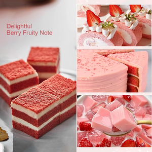 Doğal çilek meyve tozu dondurularak kurutulmuş çilek özü tozu - Product Image 4