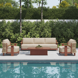 Set di mobili moderni esterni in alluminio Hotel divano <span class=keywords><strong>da</strong></span> giardino Resort di lusso divano <span class=keywords><strong>da</strong></span> <span class=keywords><strong>esterno</strong></span> Villa Patio Set di mobili <span class=keywords><strong>da</strong></span> <span class=keywords><strong>esterno</strong></span> in <span class=keywords><strong>Rattan</strong></span> - Product Image 1