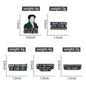 فريق ادوارد مصاص الدماء فيلم مستوحاة بروش مجوهرات المينا هدية لعشاق أصدقاء المراهقين إمدادات بالجملة - Product Image 6