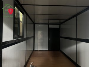 Maison conteneur pliable en panneaux sandwich en acier galvanisé, préfabriquée, écologique, imperméable et respirante - Product Image 5