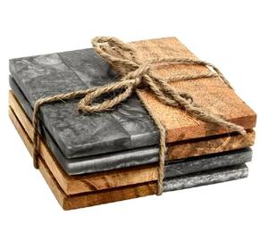 Sous-verres de luxe en marbre et bois PVC Décoration de table de meilleure qualité pour les mariages Hôtels Restaurants Cuisines Bureaux - Product Image 6