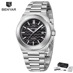 BENYAR BY-5219M Classic Business <b>Watch</b> Sports <b>Mechanical</b> Automatic <b>Watch</b> Stainless Steel Waterproof Luminous <b>Watches</b> for Man - Product Image 1