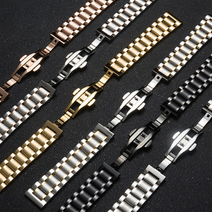 Cinturino per Smartwatch in Acciaio Inossidabile a 5 Maglie, Lusso, da Donna e Uomo, 16mm 18mm 20mm 22mm - Product Image 6