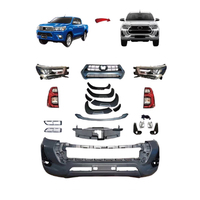 Kits de carrosserie 4x4 pour Toyota Hilux Revo 2015-2017 Mise à niveau vers les kits de carrosserie 2020 Accessoires de voiture Pare-chocs avant arrière Kit de carrosserie Pièce auto