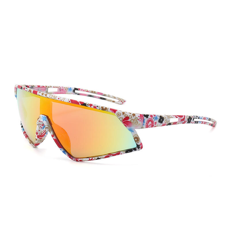 Wholesale Outdoor Sports Sunglasses Fashion Big Frame Cycling Eyewear UV400 Driving Glasses