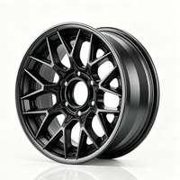 Rines Negros de Aleación de Aluminio Forjado de 20 Pulgadas ET35 5x108 CB73.1 para Volvo XC60 XC90 Ford Edge Peugeot 5008 Jaguar XF