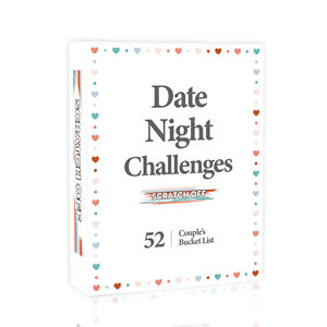 Jeu de cartes à gratter <span class=keywords><strong>pour</strong></span> adultes personnalisé Fun <span class=keywords><strong>Couple</strong></span> Date Night Good Ideas Challenge Activities Scratch-off - Product Image 1