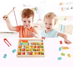 Houten Magnetische Vissen Math Game