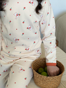 Ensemble pyjamas de printemps pour enfants Vêtements de maison Impression de dessins animés Garçons et filles Tops à manches longues Pantalon Costume Vêtements chauds pour enfants - Product Image 5
