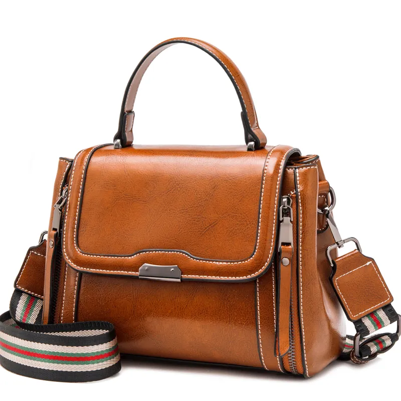 2023 Cowhide With Luxury Ladies Shoulder Tote Bags Casual Genuine Leather Women's Handbag luxury