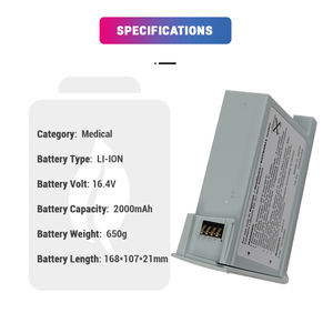 리튬 이온 16.4v 2000mah 충전식 교체 F010482 배터리 리튬 배터리에 주사기 펌프 켄들 시스템 - Product Image 2