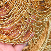 Dra-379 fait à la main de haute qualité strass verre cristal gland perles corsage Applique travail coudre fleur forme patchs