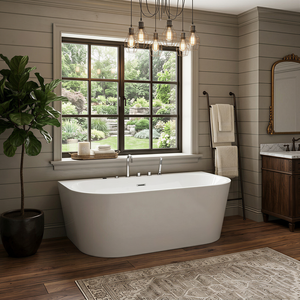 อ่างน้ำวน OEM/ODM หลากหลายรุ่น ดีไซน์หรูหราทันสมัย ผลิตในเวียดนาม วัสดุอะคริลิกคุณภาพสูง รับประกัน 2 ปี สีเงางาม - Product Image 5