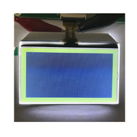 Matrice de points standard 12864 LCD graphique monochrome STN jaune-vert FPC