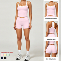Ensemble de sport et de yoga OEM/ODM pour femme, sensation seconde peau, confortable, doux comme du beurre, pour fitness et Pilates, directement de l'usine