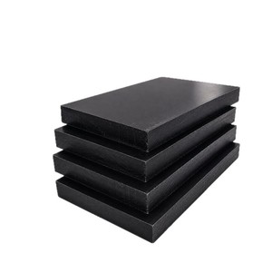 Feuille de nylon micro et nano PA6 renforcée de fibres de verre, noire, haute résistance, résistante à l'usure, plastique d'ingénierie usiné CNC - Product Image 1