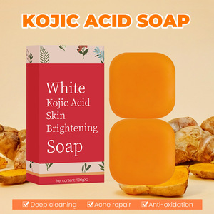 High Quality Kojic Acid Papaya Carrot Lemon Ginger Tumeric <b>Soap</b> 100g Whitening Face <b>Soap</b> Handmade Moisturising <b>Soap</b> - Product Image 1