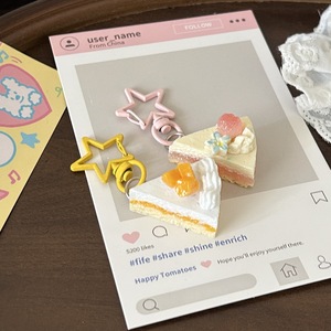 Llavero <span class=keywords><strong>de</strong></span> resina con diseño <span class=keywords><strong>de</strong></span> rebanada <span class=keywords><strong>de</strong></span> pastel 3D, <span class=keywords><strong>mini</strong></span> amuleto <span class=keywords><strong>de</strong></span> postre <span class=keywords><strong>para</strong></span> <span class=keywords><strong>mujer</strong></span>, venta al por mayor - Product Image 4