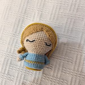 Jouet en peluche Jésus fait main au <span class=keywords><strong>crochet</strong></span>, scènes <span class=keywords><strong>de</strong></span> la Nativité (Marie, Joseph, Bébé Jésus, mouton), décoration <span class=keywords><strong>de</strong></span> Noël pour la maison et la chambre d'enfants, cadeaux - Product Image 5