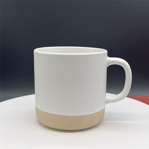 Wholesale Modern Star-Dot <b>Ceramic</b> <b>Cups</b> Matte Glossy Color-Blocked Design Customizable Logo for Business Gifts Household Use - Product Image 2