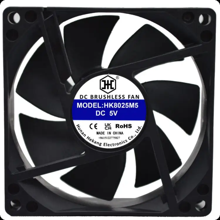 High CFM Low noise Hydraulic Bearing fan cpu air cooler - 80mm Cooling Fan for Computer Case 12V DC Fan