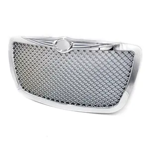 Racing Car Mesh front Grills for 2004 2005-2010 Chrysler 300 300C Limited Touring Chrome