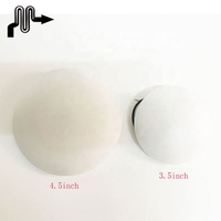 4.5 pouces 18LED LED RV toit lumière portes bouton mur bouclier porte poignée pare-chocs auto-adhésif rond en caoutchouc souple porte butée tampons