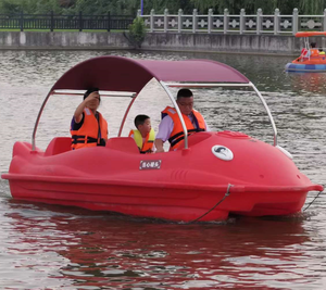 2023 a buon mercato acqua pedalò barca fabbrica diretta Swan Duck Flamingo Donald Shark pedalò barca a pedali d'acqua 2 persone - Product Image 5