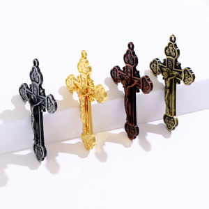 2024 gaya baru Agama Kristen perhiasan modis salib Yesus liontin kalung untuk pria - Product Image 3