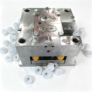 White spiral shaped Molding <b>Machine</b> Plastic Injection Mold Maker <b>ABS</b> Plastic Insert Molding Products Molding Molds Parts - Product Image 1